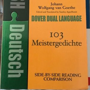 103 Great Poems: A Dual-Language (Dover Dual Language German) German and English